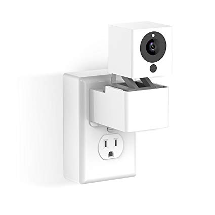 basstop Wyze Camera and Wyze cam V2 Outlet Wall Mount Bracket, Simplest Bracket Stand for Your Wyze Camera and Wyzecam V2 (No Messy Wires)