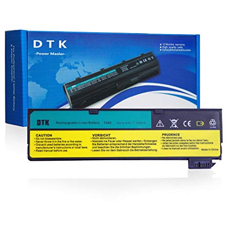 DTK® New Laptop Battery Replacement for Lenovo Ibm Thinkpad L450 L460 T440s T440 T450 T450s T460 T460P T550 T560 P50S W550s X240 X 250 X260 series