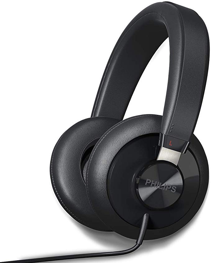 Philips SHP6000 HiFi Stereo Wired Headphone with High Resolution Audio, Deep Bass and Superior Comfort Over The Ear Headphones