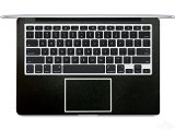 BingoBuy High Quality Customized Free Cut Full or Half Wrist Palm Rest Palmrest Guard Shield Cover Skin With Touchpad Trackpad Protector for 133 Apple Macbook Pro with retina display model No A1425 or A1502 Matte Black Full Palmrest Skin