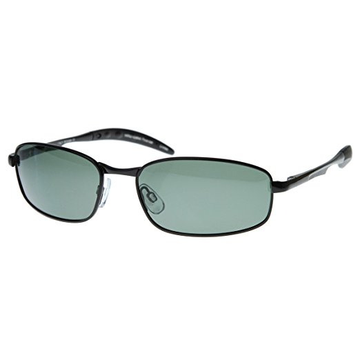 zeroUV - Polarized Modern Metal Wire Frame Sunglasses