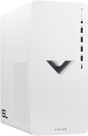 HP 2023 Victus 15L Gaming Desktop Computer, 12th Gen Intel Hexa-Core i5-12400 (Beat i7-11700), 8GB DDR4 RAM, 256GB PCIe SSD, Intel Arc A380 6GB GDDR6, WiFi 6, Windows 11 Pro, BROAG HDMI Cable