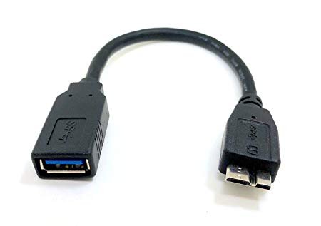 Micro Connectors E07-173-OTG USB OTG Adapter, USB 3.0 Micro B Male to USB 3.0 Type A Female