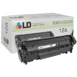 LD  Compatible Replacement for HP Q2612A  12A Black Laser Toner Cartridge for HP LaserJet Printer Series