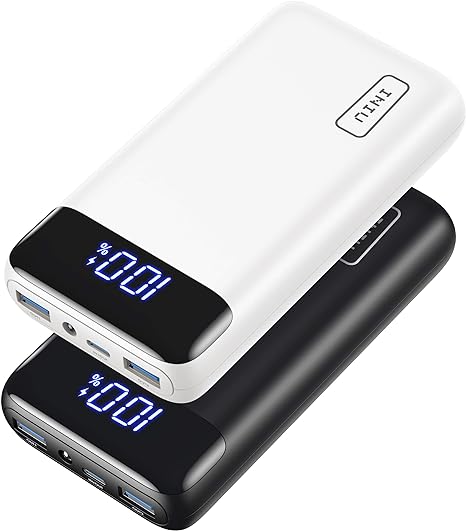 [2個セット]INIU モバイルバッテリー 20000mAh 大容量 急速充電 3台同時充電【22.5W PD 3.0 QC LED残量表示 PSE認証済】USB C 携帯充電器 アウトドア/防災/緊急用などの必携品 モバイル・バッテリー iPhone 15 14 13 12 11 Pro Max iPad AirPods Samsung Xiaomi OPPO Sony Xperiaなど各種対応