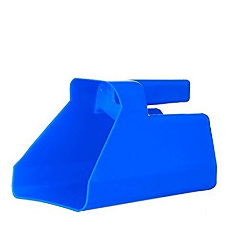 Tolco Heavy-Duty Plastic Scoop, 3 quart, Blue