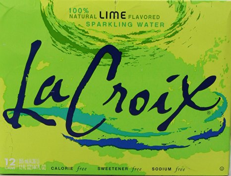 La Croix Sparkling Water,  Lime Flavor, 12 pk
