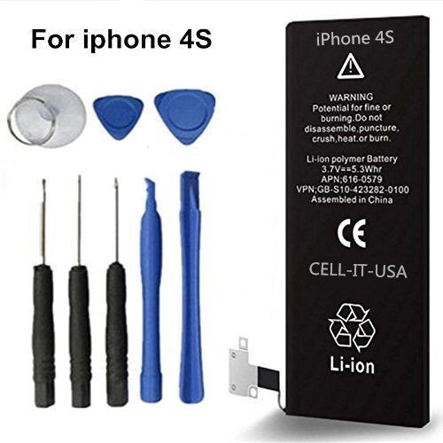Replacement Battery for 4s - CDMA & GSM with Complete Repair Tool Kits