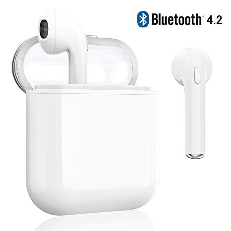 YPSZ Headphones Bluetooth headsets Wireless headphones, stereo headphones with microphone and noise reduction, compatible with Apple Airpods Android/iPhone