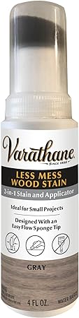 Varathane Less Mess Wood Stain and Applicator, 4 oz, Gray