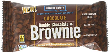 Nature's Bakery Whole Wheat Brownie: Chocolate Double Chocolate, Box of 12