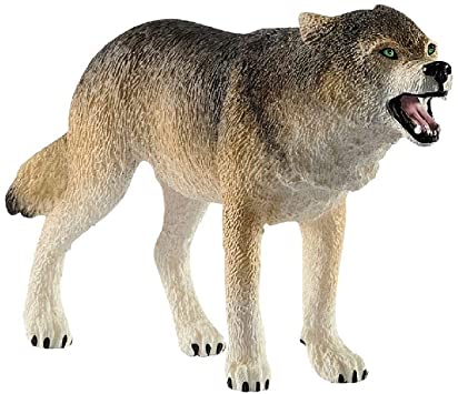 SCHLEICH Wild Life Wolf Educational Figurine for Kids Ages 3-8