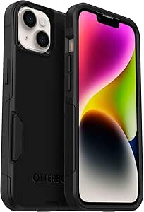 OtterBox iPhone 14 & iPhone 13 (Only) - Commuter Series Case - Black - Slim & Tough - Pocket-Friendly - with Port Protection - Non-Retail Packaging