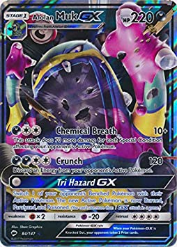 Alolan Muk GX - 84/147 - Ultra Rare