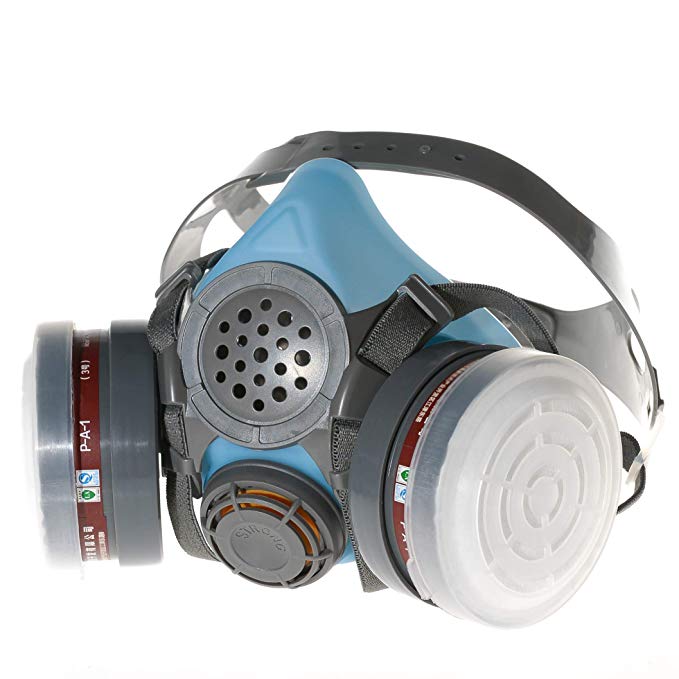 HXMY Industrial Gas Chemical Anti-Dust Spray Paint Polishing Sandblasting Respirator Mask