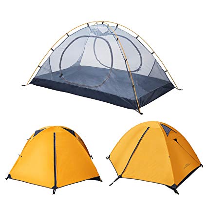 HASLE OUTFITTERS Ultralight Backpacking Tent, 2 Person 3 Season Camping Tents for Hiking Traveling Camping