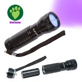 The BioFinder UV LED Flashlight Super Awesome Pet Urine Detector Find Pet Stains Hunt Scorpions Check for Counterfeit Money and More