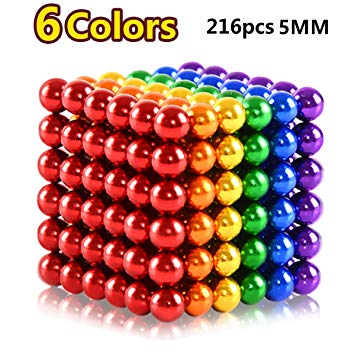 DOTSOG 2019 Upgraded Ball, 5MM 216 Pieces Sculpture Building Blocks Toys for Intelligence DIY Educational Toys& Stress Relief for Adults