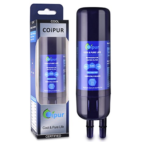 Coipur W10295370A Refrigerator Water Filter Replacement for Whirlpool EDR1RXD1, W10295370A, W10295370, Filter 1, Kenmore 46-9930,1pack（blue）(blue)