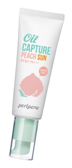 Peripera Oil Capture Peach Sun Finisher with SPF 50PA 135 Ounce