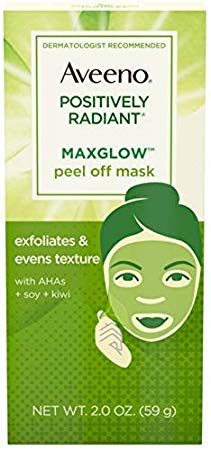 Aveeno Positively Radiant Max Glow Peel-off Mask, 2.0 Ounce