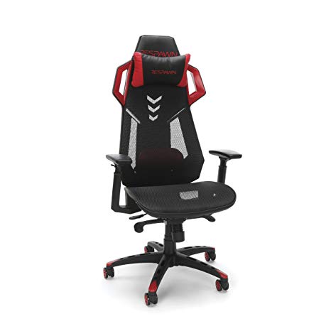 RESPAWN-300 Racing Style Gaming Chair - Ergonomic Performance All Mesh Chair, Office or Gaming Chair, Red (RSP-300)