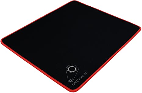 Dechanic Large Control Soft Gaming Mouse Pad - 13"x11", Red