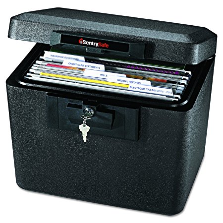 SentrySafe 1170BLK 1/2 Hour Fireproof Security File, 0.61 Cubic Feet, Black (Discontinued by Manufacturer)