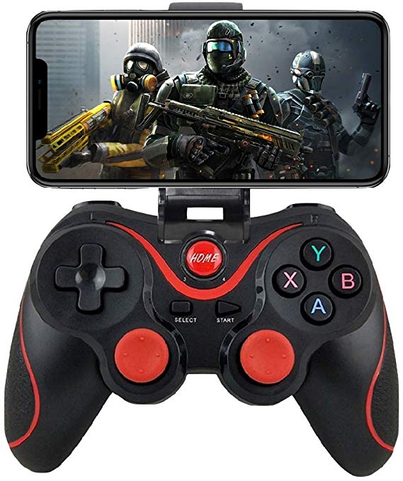 iOS Android Controller, Megadream Wireless Key Mapping Gamepad Joystick Perfect for PUBG & Fotnite & More, Compatible for iOS Android iPhone iPad Samsung Galaxy Other Phone - No Simulator Needed
