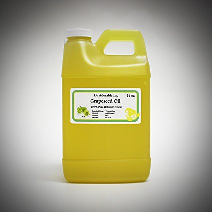 Grapeseed Oil Pure Organic Care 64 Oz/ 2 Quarts