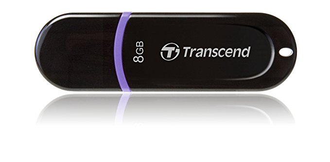 Transcend 8GB JetFlash 300 USB Drive [Frustration-Free Packaging]