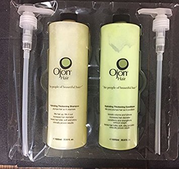 Ojon Hydrating Thickening Liter Duo (33.8 oz - Shampoo and Condtioner)