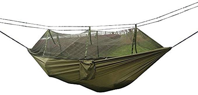 Sumdreams 2 Person Portable Parachute Nylon Fabric Travel Camping Hammock
