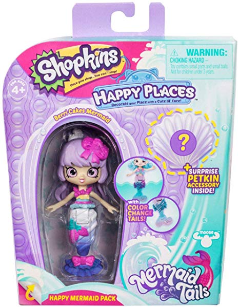 Shopkins Mermaid Tails Color Changing Tails Berri Cakes Mermaid