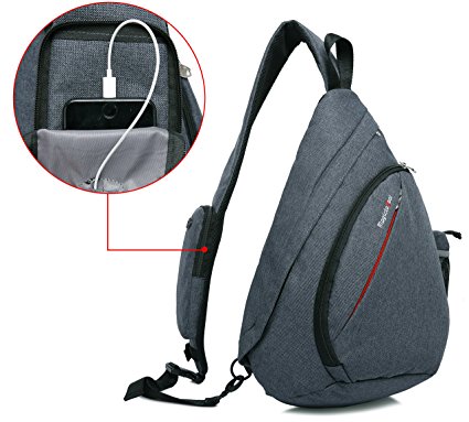 Sling Bag Chest Shoulder Backpack Crossbody Multipurpose Daypack Bagtrip BT01