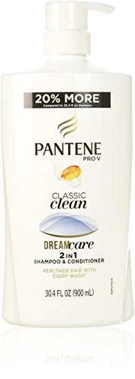 Pantene Pro-V Classic Clean 2-in-1 Shampoo and Conditioner, 30.4 Fluid Ounce