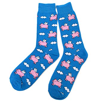 Men’s Flying Pig Novelty Socks