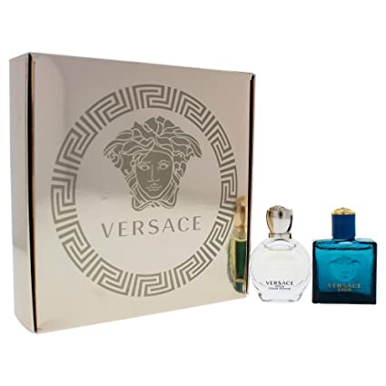 Versace Versace Eros By Versace for Unisex - 2 Pc Gift Set 5ml Pour Femme Edp Splash, 5ml Pour Homme Edt Splash, 2 Count