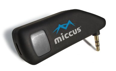 Miccus Mini-jack TX4: Bluetooth 4.0 Wireless Music Transmitter Featuring APT-X Low Latency Codec, Supports Two Connections at Once