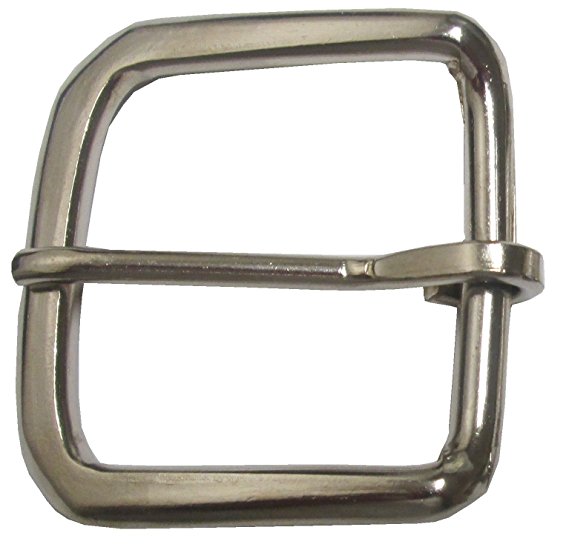 Single Prong Square Belt Buckle Fits Belts 1 3/8"- 1 1/2" Wide