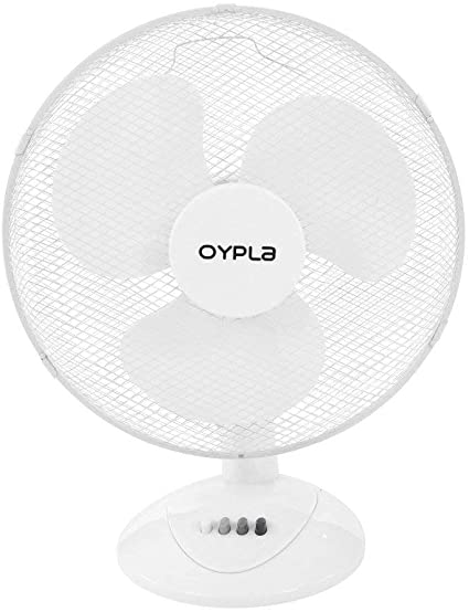 Oypla Electrical 16" 3 Speed Oscillating Electric Desk Table Home Office Fan