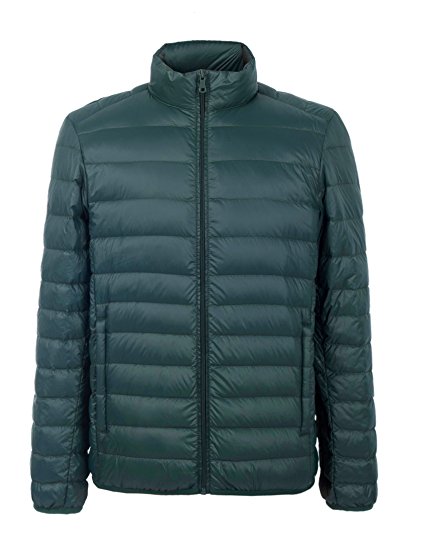 CHERRY CHICK Men's Light Weight Puffer Down Jacket (A Jacket for Three Season)