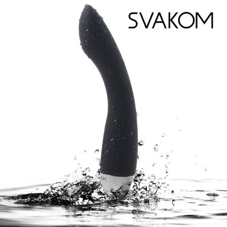 SVAKOM Sex Toys Amy Intelligent 100% Waterproof Vibrators ,Rechargeable Clitoral Stimulators G-Spot Massagers for Women ,Adult Products for Couples(Black).