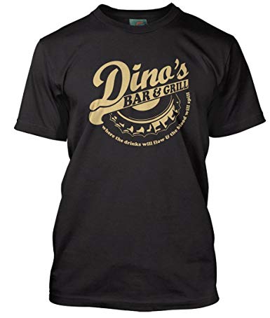 Thin Lizzy Inspired Dinos Bar and Grill, Men's T-Shirt