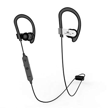 Meidong HE8C Active Noise Cancelling Bluetooth Earbuds in Ear Earphones Sports Headphones with Hard Travel Case/Deep Bass/15 Hours Playtime/apt-X Csr Built in Microphone【Upgrade】