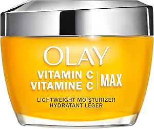 Olay Vitamin C MAX   Peptide 24 Face Moisturizer Cream, Citrus Scent, 50 mL