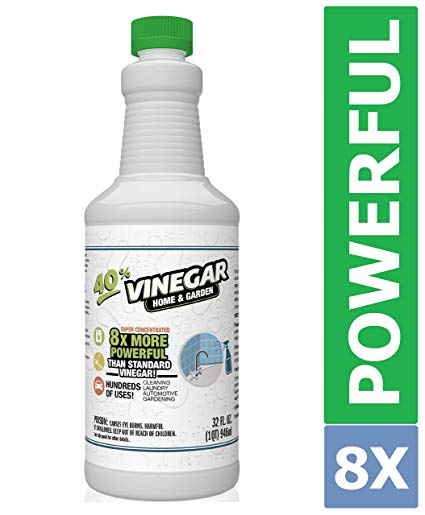 40% Vinegar Concentrate | Acetic Acid Cleaning Vinegar | Home & Garden - 32 oz