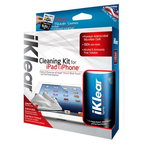 Klear Screen iKlear Cleaning Kit for Apple iPhone, iPad Devices, HDTVs, Plasma & LCD Screens