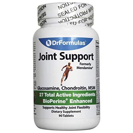 Mendamine 25 Ingredient Joint Supplement with Glucosamine, Chondroitin, MSM, Boswellia Serrata, Fish Cartilage and More to Reduce Inflammation and Support Cartilage Growth, 90 ct