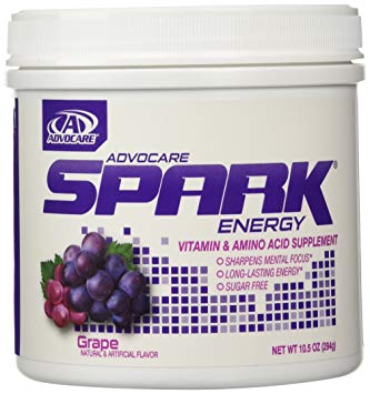AdvoCare Spark Energy Drink (Grape) Canister 10.5 oz